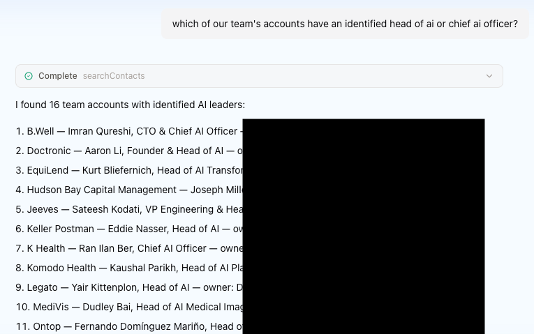 Canvas cross-account contact search returning results in a single query